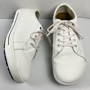 Birkenstock QO500 Size 44 White Leather Sneakers Mens Size 11